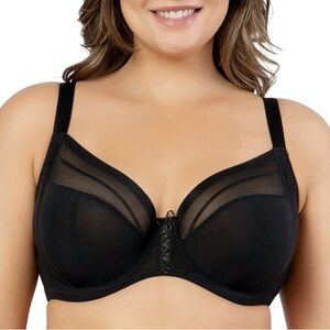 SHEA PLUNGE UNLINED BRA - BLACK 36D never worn